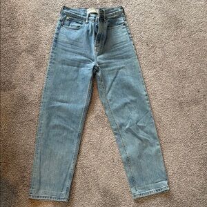 Everlane Blue Boot Cut Jeans High-Waisted